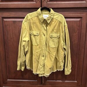 Corduroy button down shirt sz M